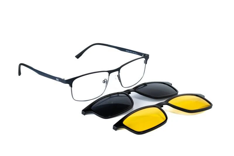 Óculos Empório Glasses 3586 C.13 Azul com clips solares