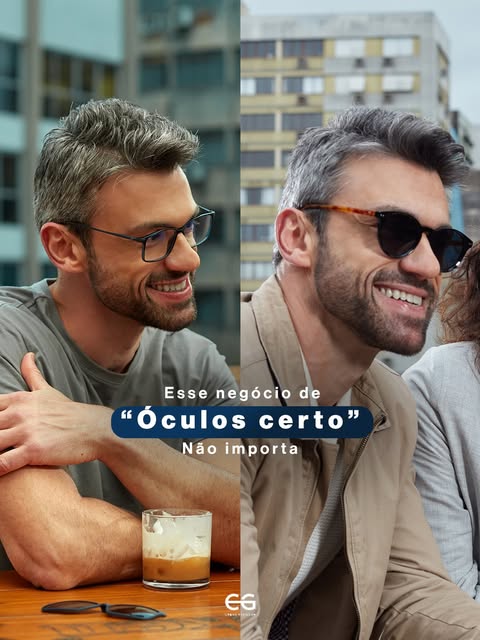 Campanha Empório Glasses: parceiros usando óculos da marca