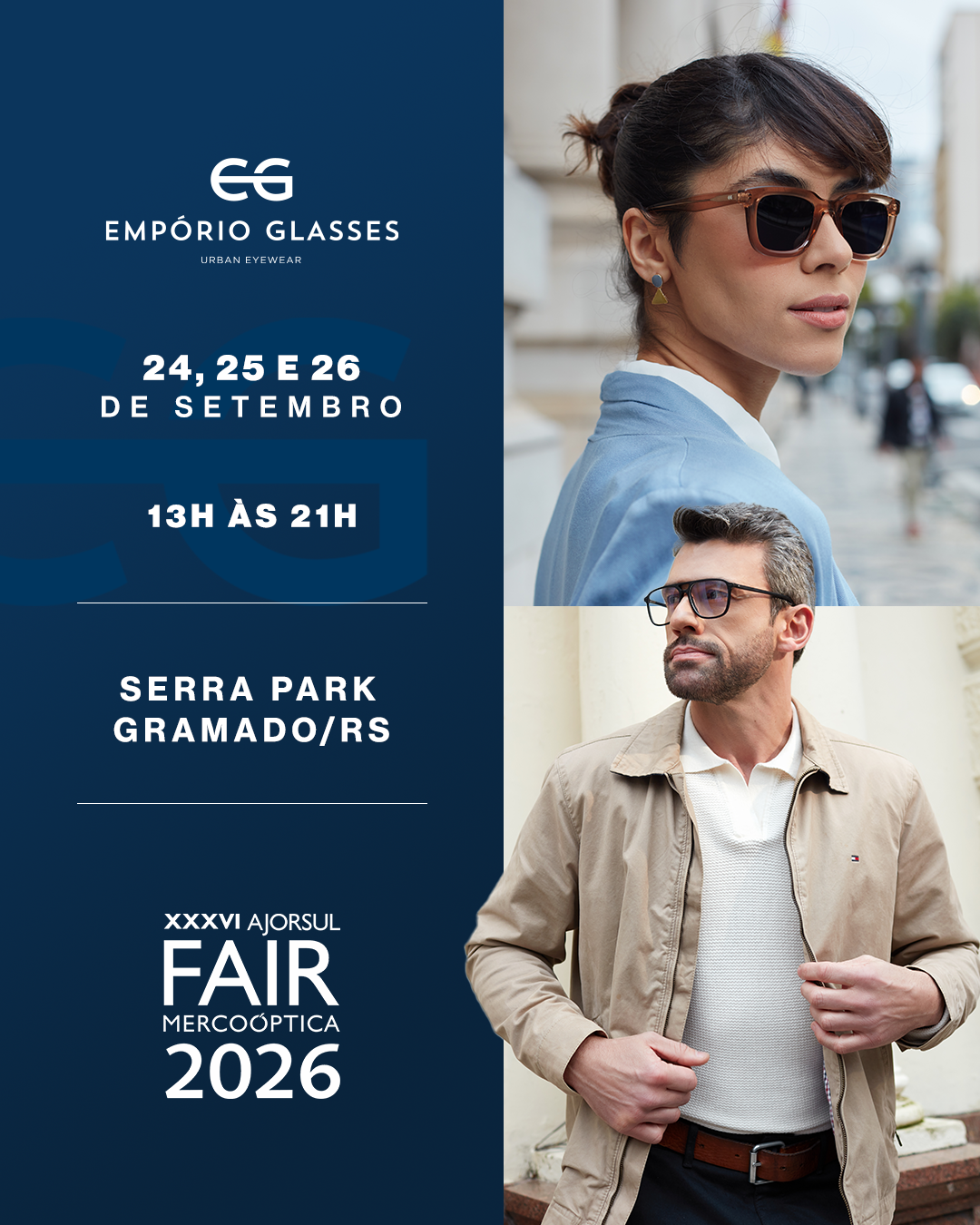 Empório Glasses na Ajorsul Fair Mercoóptica 2026, em Gramado/RS