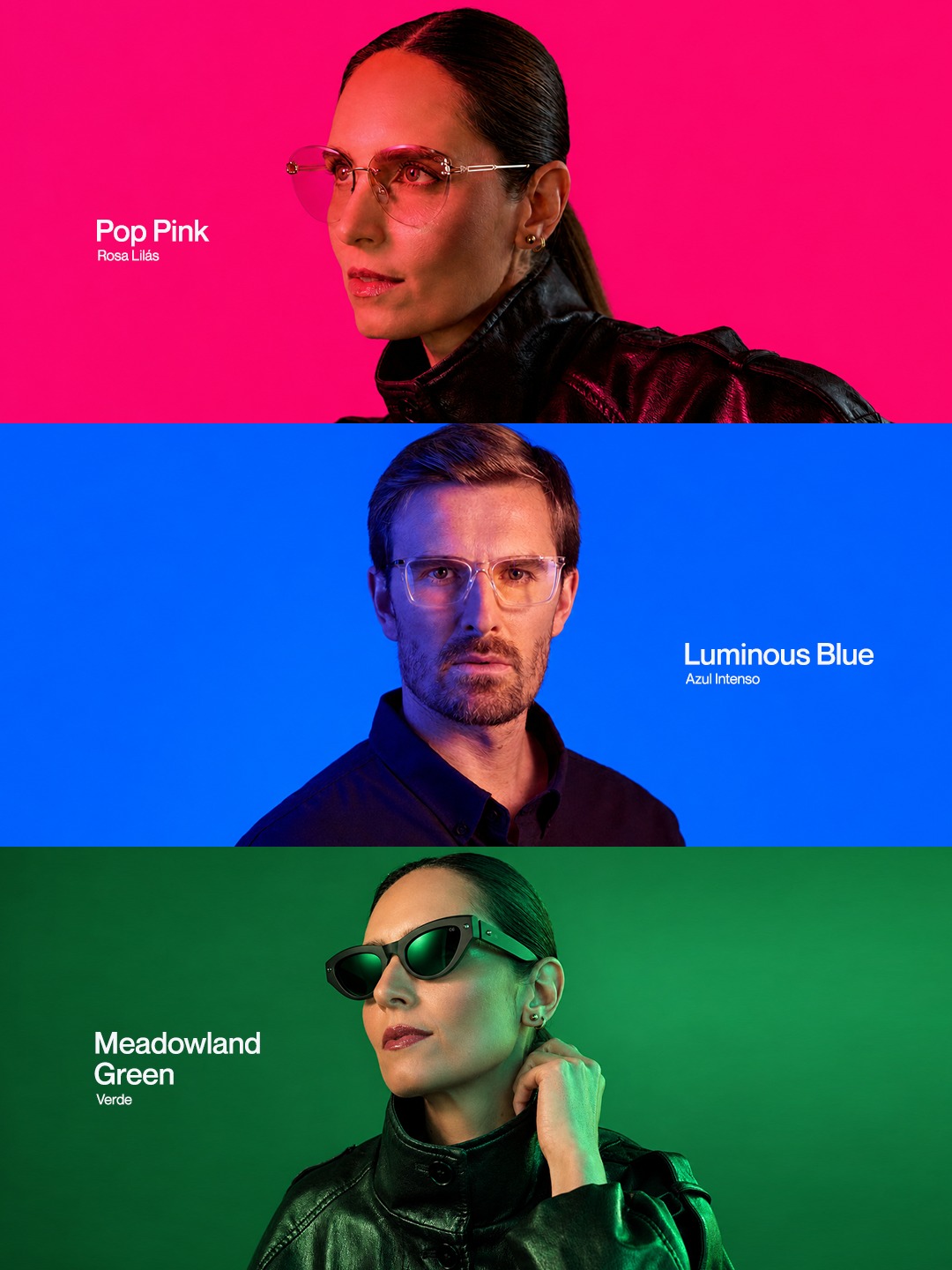 Publicação do Instagram da Empório Glasses: Olha só o que a gente separou para você: cores que vieram das passarelas para compor com n